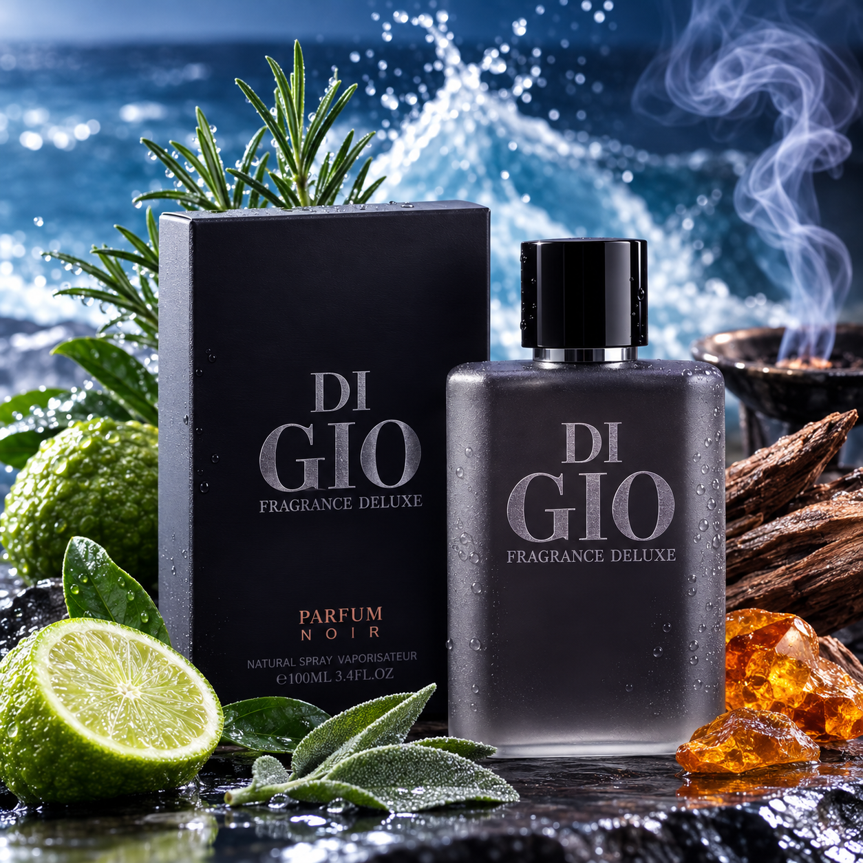 Di Gio Noir Perfume By Fragrance Deluxe (100ml)