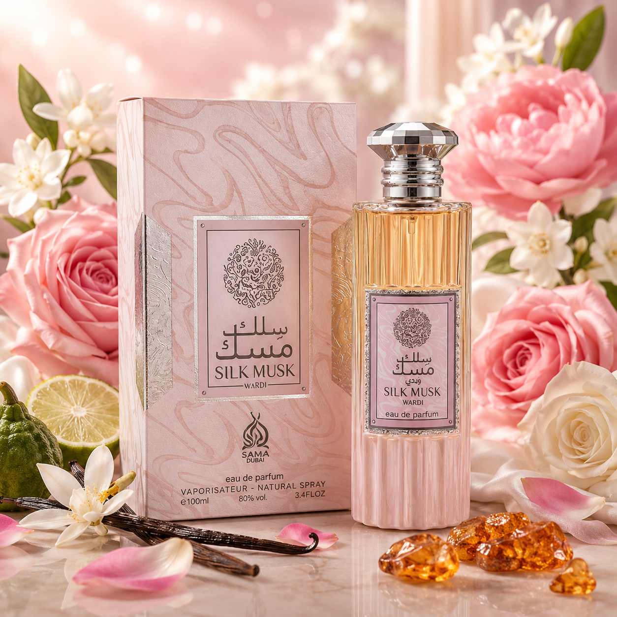 Wadi Al Khaleej Silk Musk Wardi By Sama Dubai Perfume (100ml)