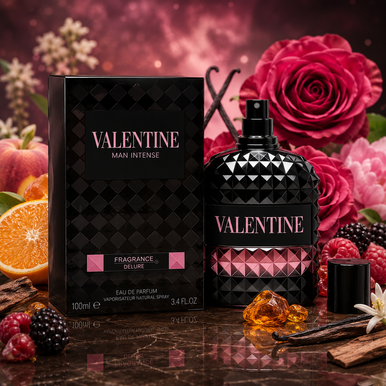 Valentine Man Intense Perfume By Fragrance Deluxe (100ml)