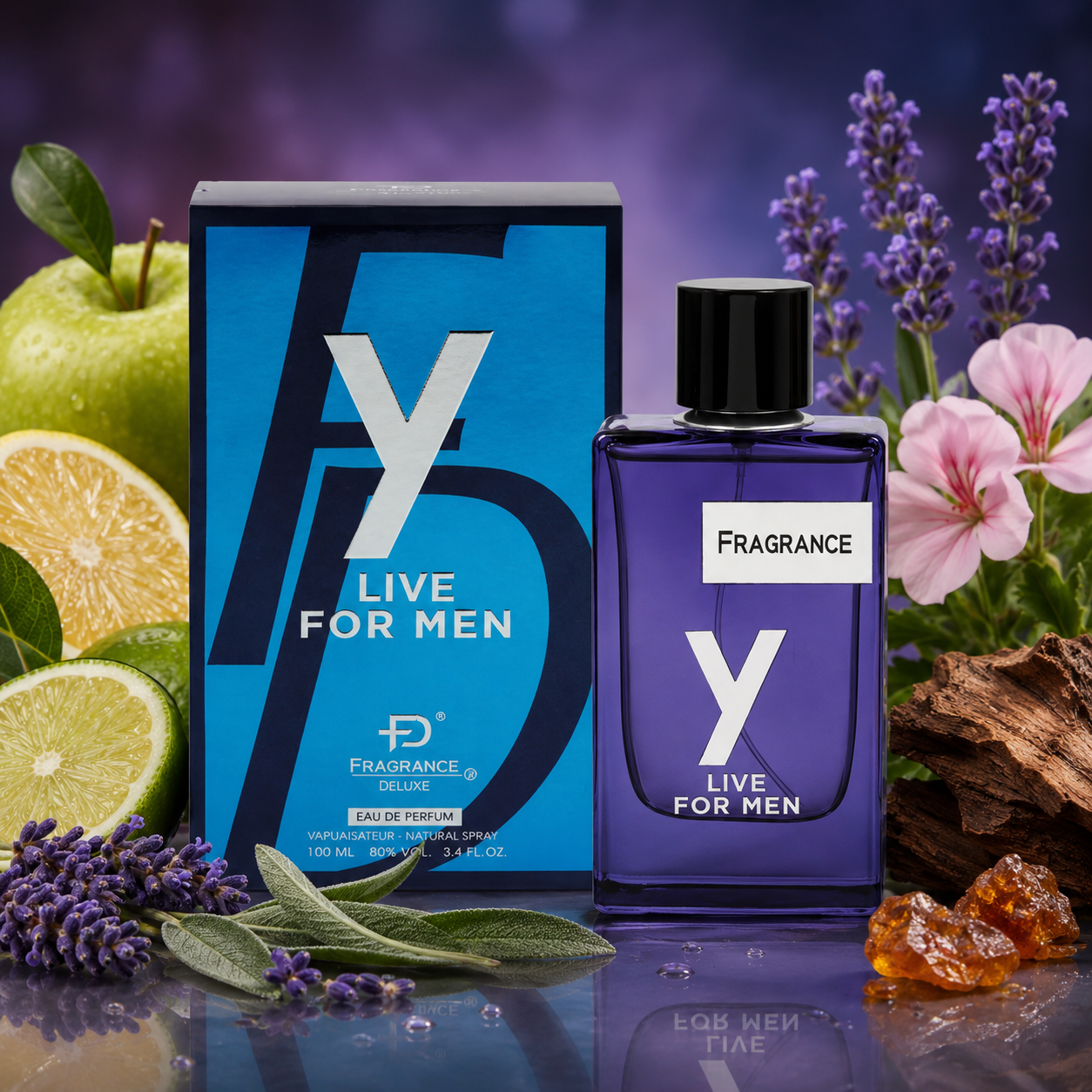 Y Live For Men Perfume By Fragrance Deluxe (100ml)